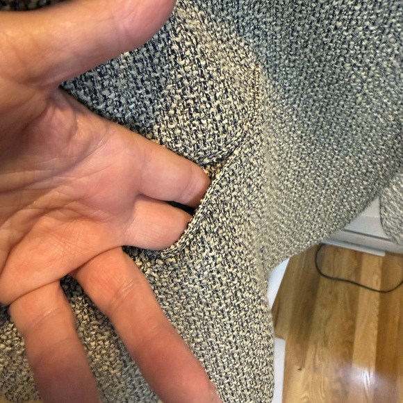 Anne Klein Textured Gray Blazer - Picture 6 of 9